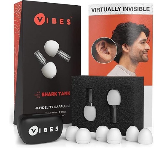 Ahead VIBES High Fidelity Earplugs высоко качественные, беруши кейс в комплекте