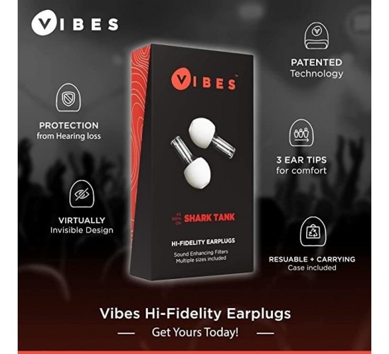 Ahead VIBES High Fidelity Earplugs высоко качественные, беруши кейс в комплекте