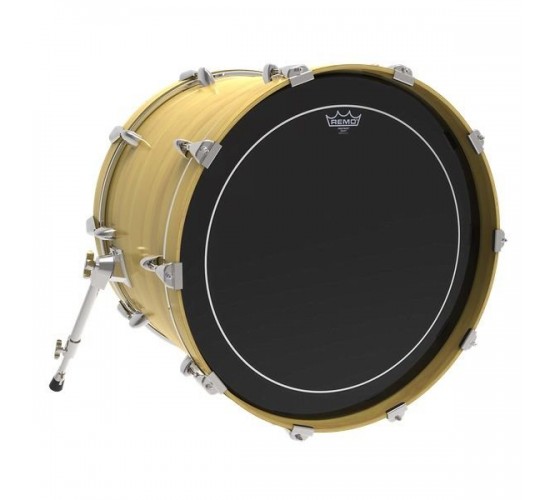 Remo ES-1622-CH Pinstripe Ebony 22« пластик для бас-барабана 22»