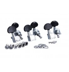 Smiger PP-B05 комплект колков 3+3 типа Grover, закрытый механизм, хромированные
