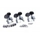 Smiger PP-B05 комплект колков 3+3 типа Grover, закрытый механизм, хромированные