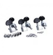 Smiger PP-B05 комплект колков 3+3 типа Grover, закрытый механизм, хромированные