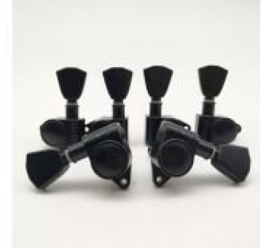 Smiger PP-B06 BK комплект колков 3+3 типа Grover, закрытый механизм, черные