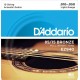 D'Addario EZ940 AMERICAN BRONZE 85/15 Струны для 12-струнной акустической гитары Light 10-50