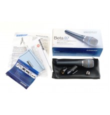 Shure BETA 87A конденсаторный суперкардиоидный вокальный микрофон, выставочный экземпляр
