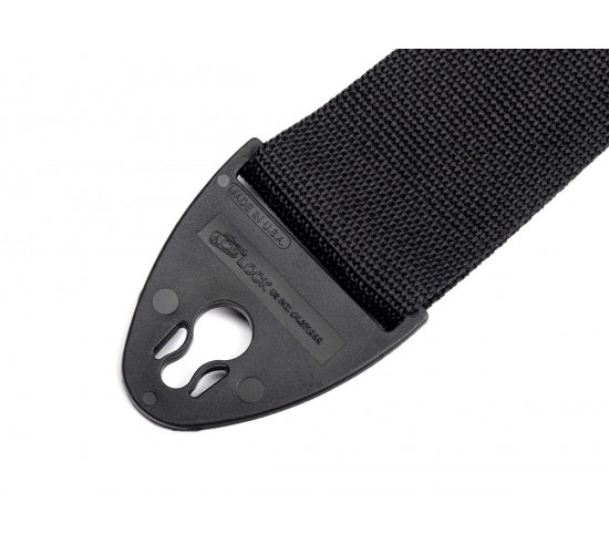 D'Andrea 1355BLK Polyweb Ace-Lock Ремень для гитары, черный
