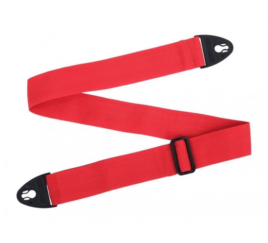 D'Andrea 1355RED Polyweb Ace-Lock Ремень для гитары, красный