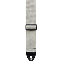 D'Andrea 1355SILVER Polyweb Ace-Lock Ремень для гитары, серебристый