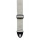 D'Andrea 1355SILVER Polyweb Ace-Lock Ремень для гитары, серебристый