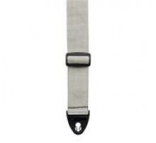 D'Andrea 1355SILVER Polyweb Ace-Lock Ремень для гитары, серебристый