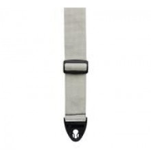 D'Andrea 1355SILVER Polyweb Ace-Lock Ремень для гитары, серебристый