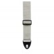D'Andrea 1355SILVER Polyweb Ace-Lock Ремень для гитары, серебристый
