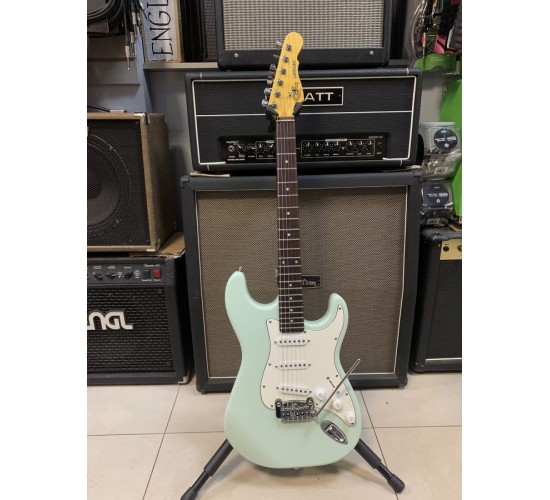 G&L Tribute Legacy Surf Green Jatoba электрогитара USED