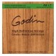 Godin 008995 A6 LT Комплект струн для акустической гитары, фосфорная бронза, 12-53