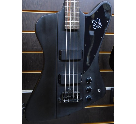 Epiphone Goth Thunderbird IV Бас-гитара, цвет черный матовый USED