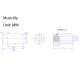 Musiclily MX0458 Ручка переключателя, черная