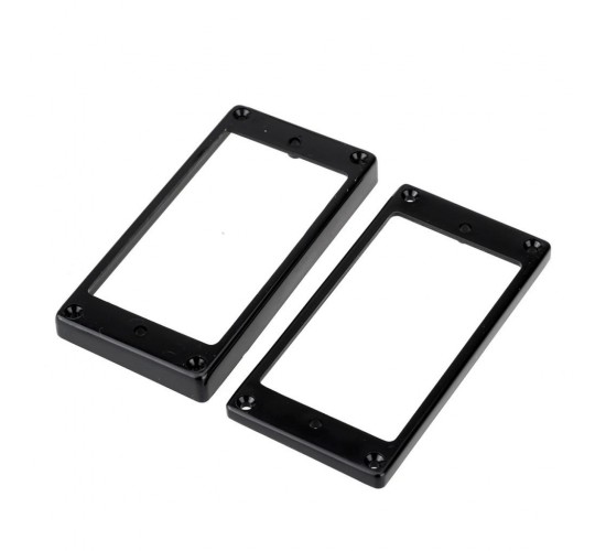 Musiclily MX1588BK-MX1589BK Комплект рамок звукоснимателей (1+1), прямые, черные
