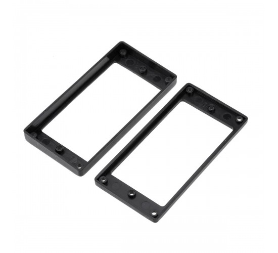 Musiclily MX1588BK-MX1589BK Комплект рамок звукоснимателей (1+1), прямые, черные