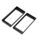 Musiclily MX1588BK-MX1589BK Комплект рамок звукоснимателей (1+1), прямые, черные