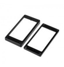 Musiclily MX1588BK-MX1589BK Комплект рамок звукоснимателей (1+1), прямые, черные