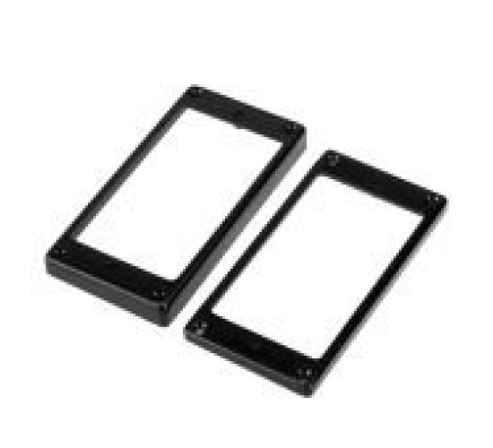 Musiclily MX1588BK-MX1589BK Комплект рамок звукоснимателей (1+1), прямые, черные
