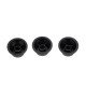 Musiclily MX1563BK-2MX1564BK Комплект ручек потенциометров (2+1), Strat Style, черные