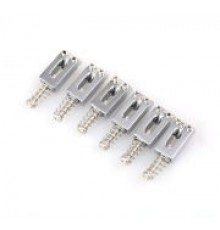 Musiclily MX0884CR-6 Комплект седел для бриджа, хром, 6 шт