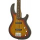 Aria 313-JP OPSB Fretless безладовая бас-гитара, форма Fusion, цвет санберст