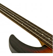 Aria 313-JP OPSB Fretless безладовая бас-гитара, форма Fusion, цвет санберст