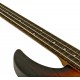 Aria 313-JP OPSB Fretless безладовая бас-гитара, форма Fusion, цвет санберст