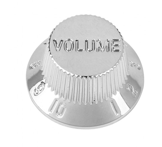 Musiclily MX0619 Ручка потенциометра ST Style, Volume, метрическая, хром