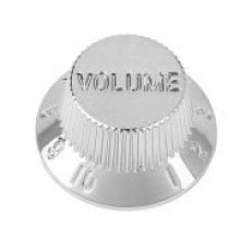 Musiclily MX0619 Ручка потенциометра ST Style, Volume, метрическая, хром