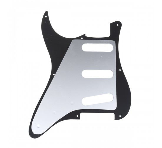 Musiclily MX1405BK Защитная накладка гитары Fender Stratocaster Japan, 3 слоя, черная