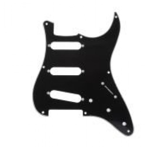 Musiclily MX1405BK Защитная накладка гитары Fender Stratocaster Japan, 3 слоя, черная