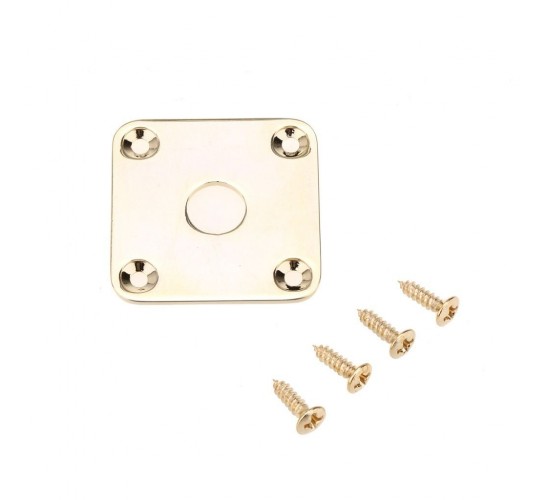Musiclily MX1708GD Накладка выходного разъема гитары, золото