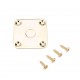 Musiclily MX1708GD Накладка выходного разъема гитары, золото