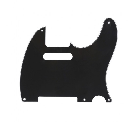 Musiclily MX1410BK Защитная накладка гитары Fender Telecaster, 3 слоя, черная