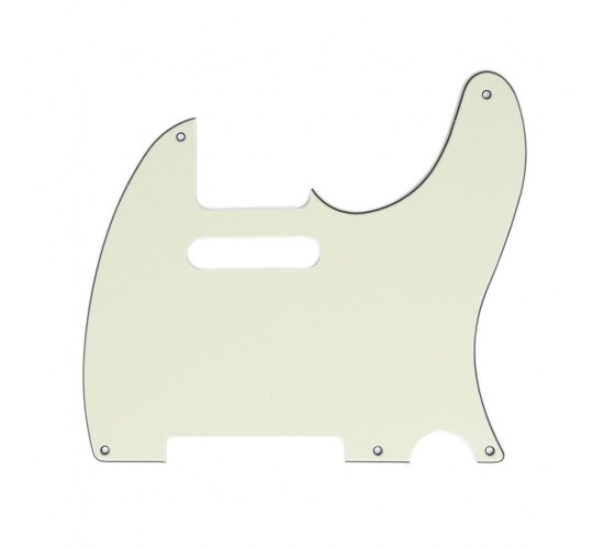 Musiclily MX1410IV Защитная накладка гитары Fender Telecaster, 3 слоя, цвет слоновой кости