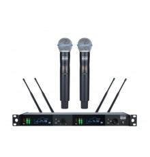 XLine MD-262A-D Радиосистема двухканальная c двумя ручными передатчиками