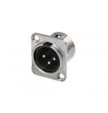 Rean RC3MDL панельный разъем XLR male 3-контакта, под пайку