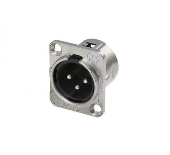 Rean RC3MDL панельный разъем XLR male 3-контакта, под пайку