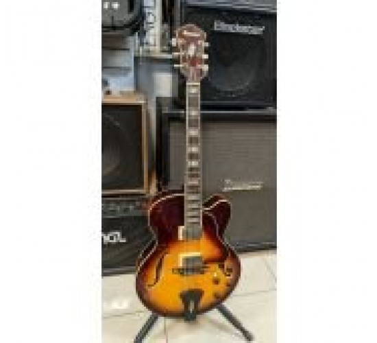 Ibanez Artcore AF105-VB-12-02 полуакустическая электрогитара, цвет sunburst, с кейсом USED