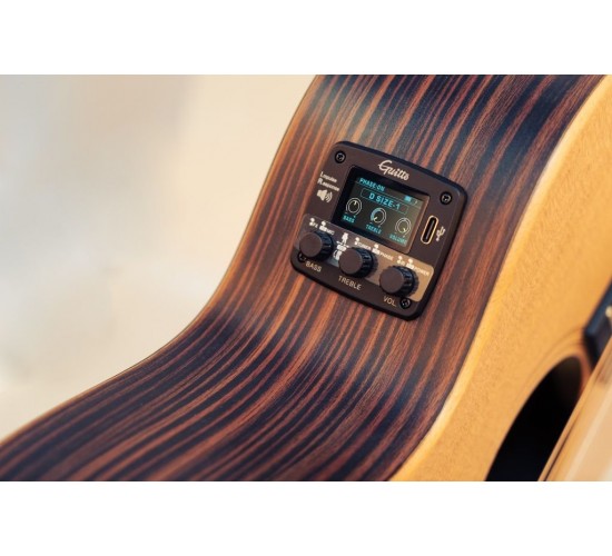 Guitto GGP-04 Звукосниматель для акустической гитары, трансакустика, резонансный