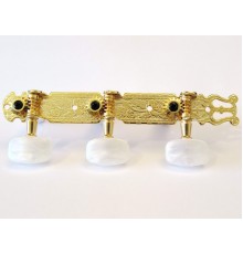 HC tuner CG40-P02 колки для классической гитары с лирой, позолота