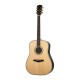 Parkwood P810ADK-WCASE-NAT Акустическая гитара, цвет натуральный, с футляром