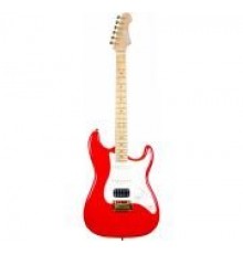 JET JS-400 RD G электрогитара, Stratocaster, корпус липа, 22 лада, HSS, tremolo, цвет RD