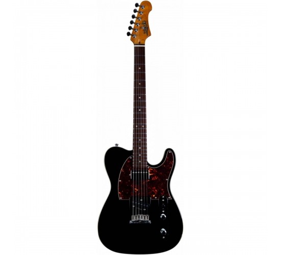 JET JT-350 BK R электрогитара, Telecaster, корпус липа, 22 лада, SH, цвет черный