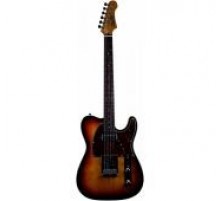 JET JT-350 SB R электрогитара, Telecaster, корпус липа, 22 лада, SH, цвет Sunburst