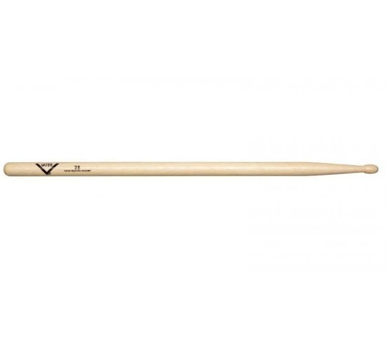 Vater VH2BW American Hickory 2B барабанные палочки, орех, деревянная головка