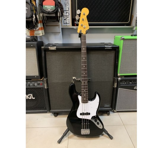 Fender Jazz Bass JB-62 бас-гитара, цвет черный, Япония 1999-2002 USED